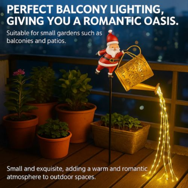 SantaGlow™ Christmas Santa Solar Kettle Lights