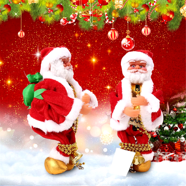 Climbing Santa with Musical Chain