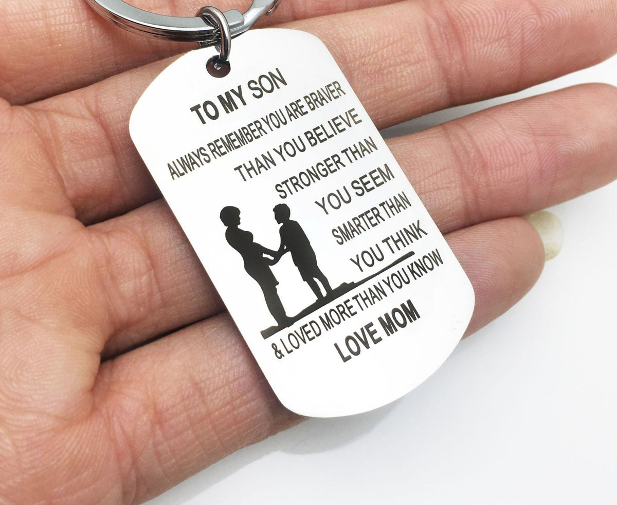 A Mother’s Love - Engraved Necklace for Son 💗💗