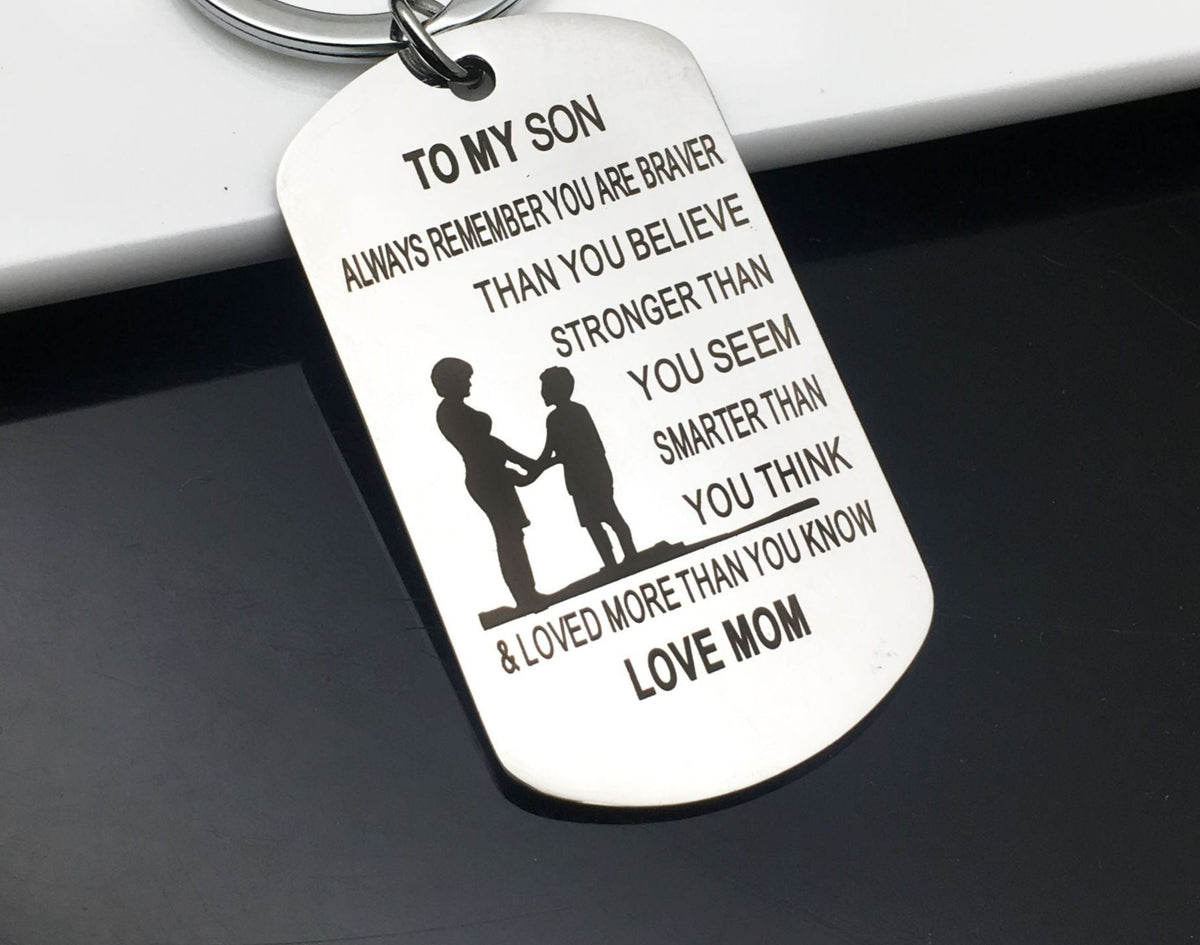 A Mother’s Love - Engraved Necklace for Son 💗💗