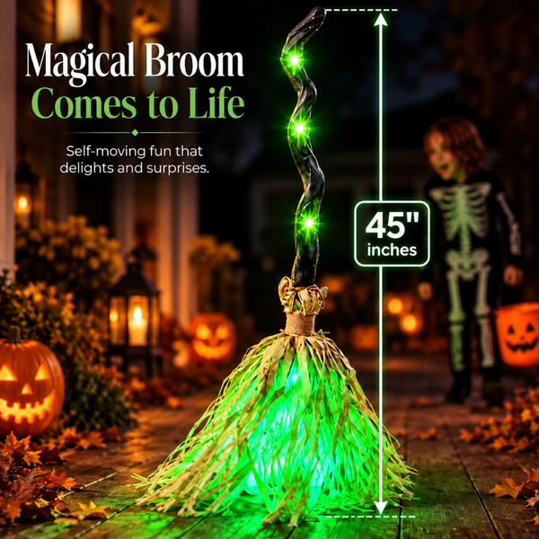 SpellBroom™ — Animated Witch Broom