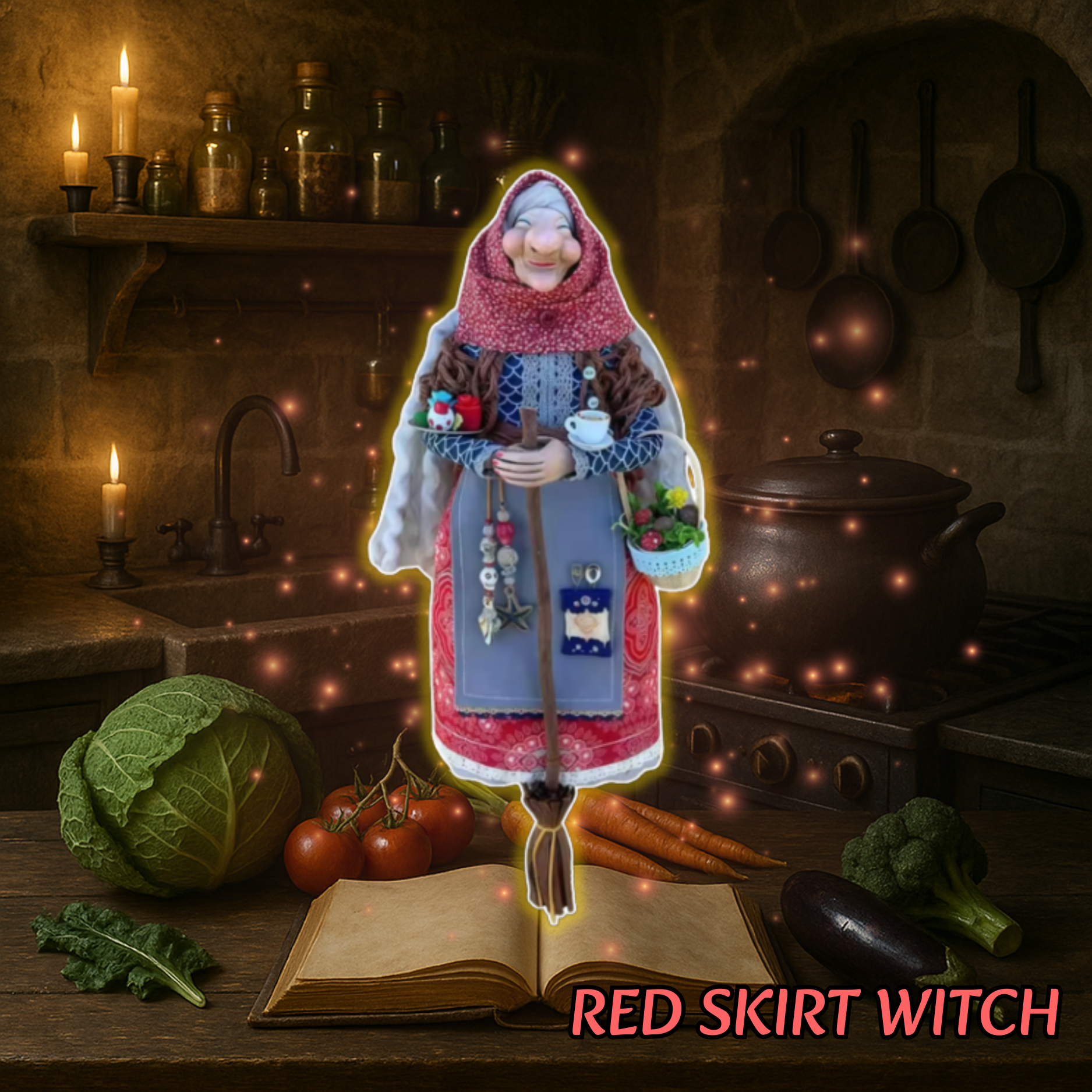 MyWitchyCharm™ Custom Handmade Witch Doll