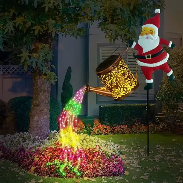 SantaGlow™ Christmas Santa Solar Kettle Lights