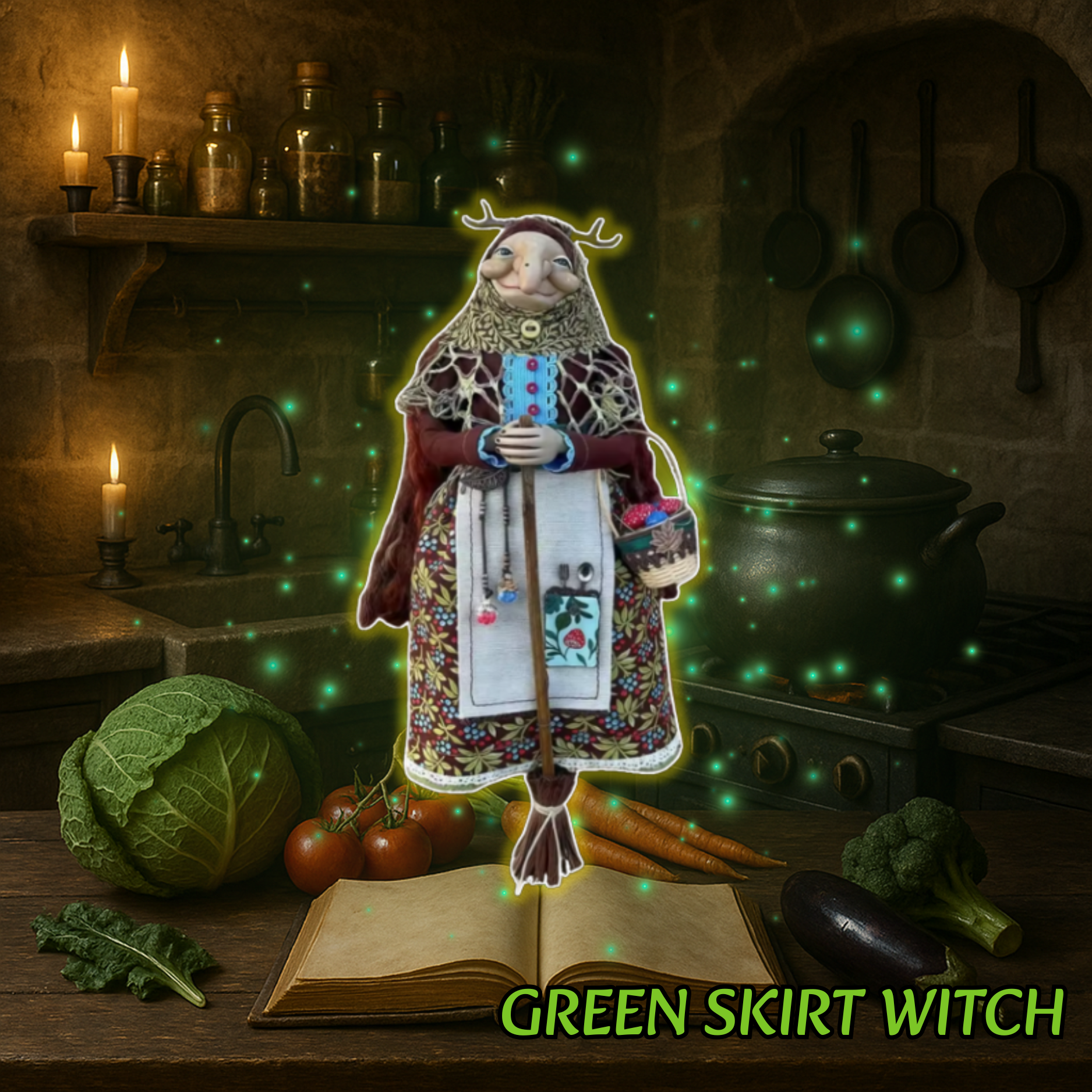 MyWitchyCharm™ Custom Handmade Witch Doll