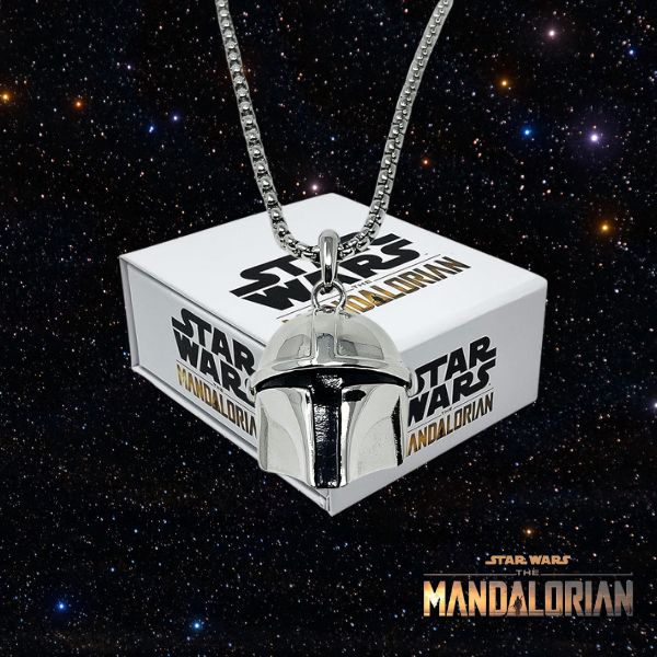 Mandalorian Helmet 3D Collectible Necklace - Star Wars