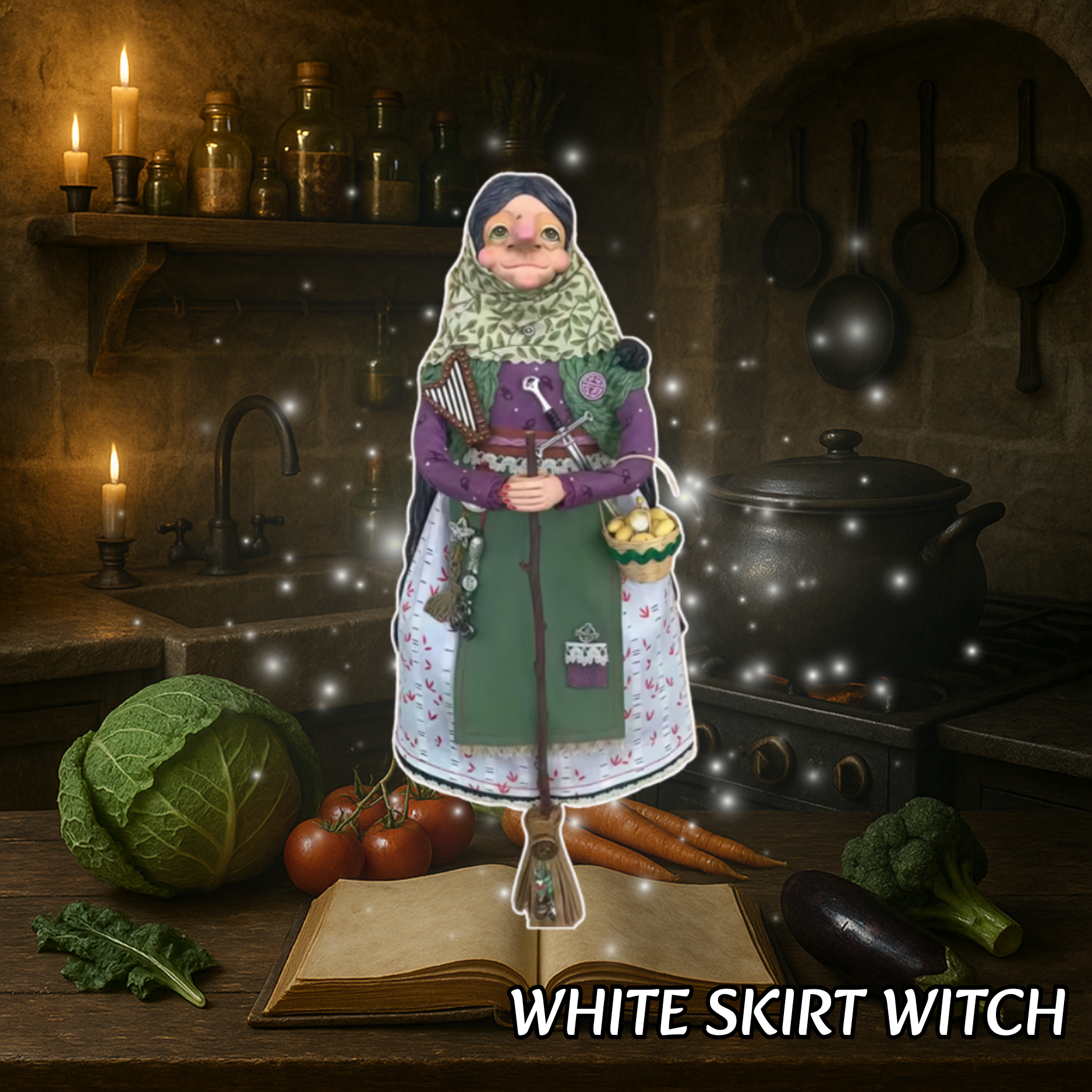 MyWitchyCharm™ Custom Handmade Witch Doll