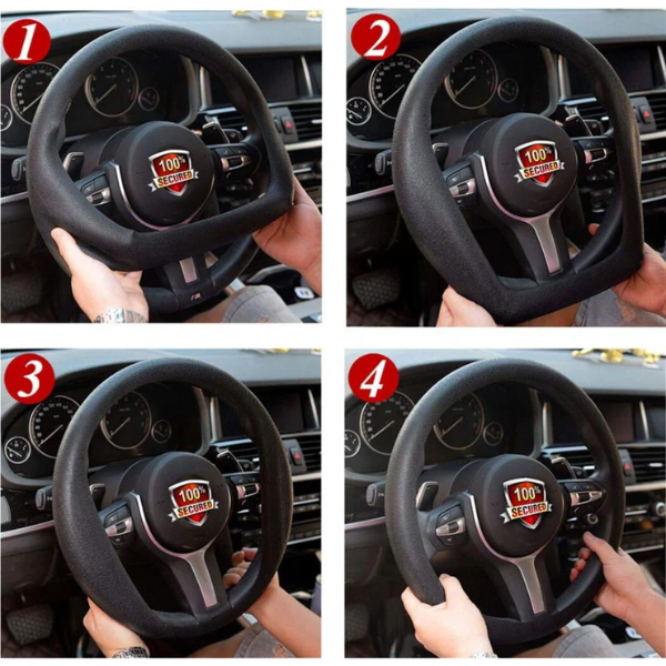 FlexiGrip - Silicone Steering Wheel Cover for Comfortable Grip