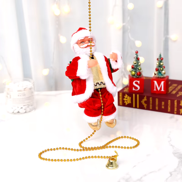 Climbing Santa with Musical Chain