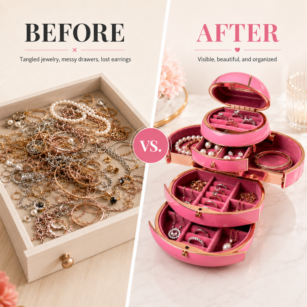 Jewlora™ Magic Sphere Jewelry Organizer