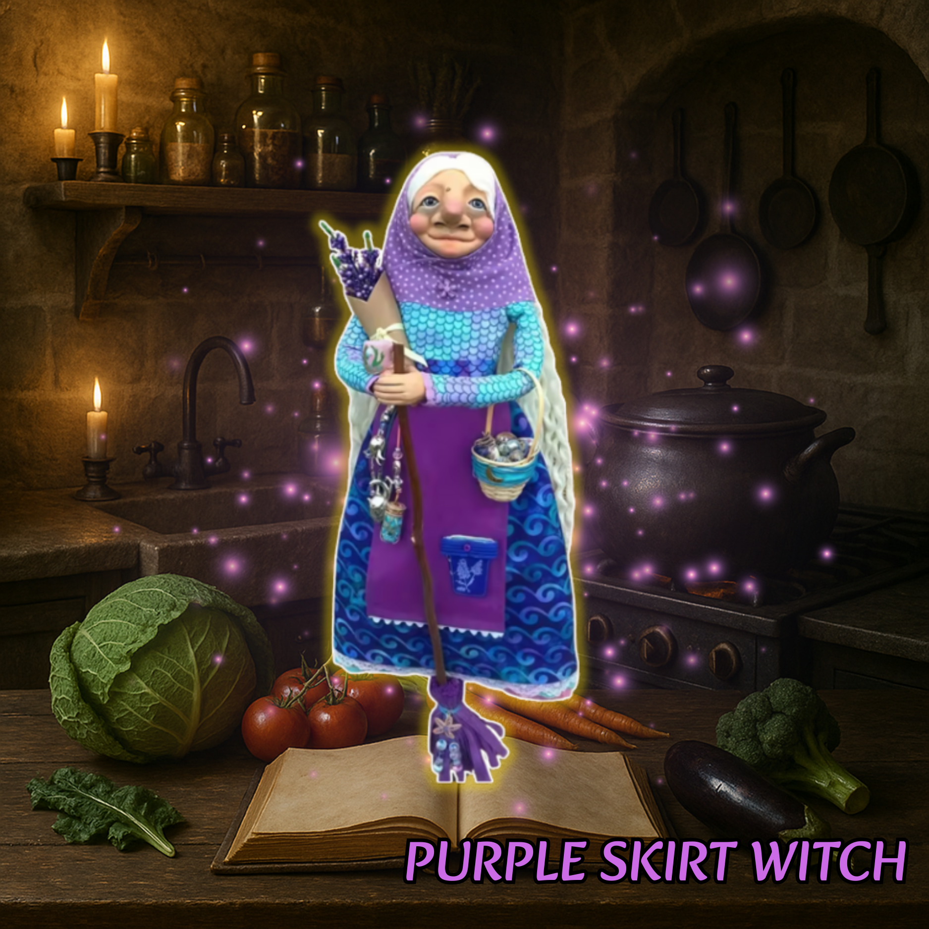 MyWitchyCharm™ Custom Handmade Witch Doll