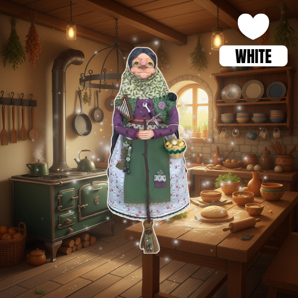 BlessWitch™ Handmade Kitchen Witch Doll