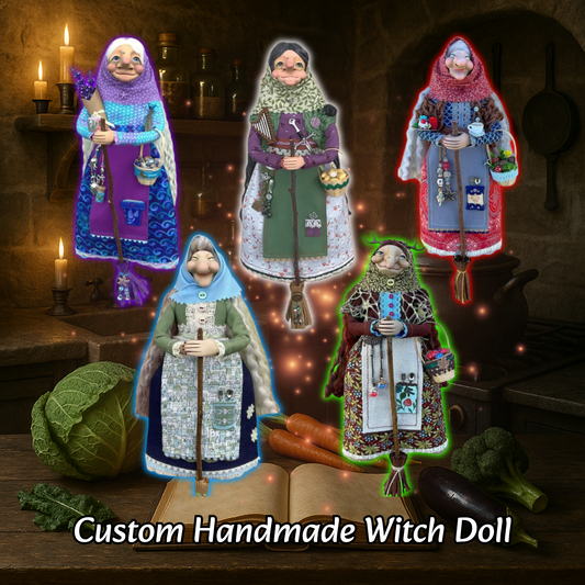 MyWitchyCharm™ Custom Handmade Witch Doll