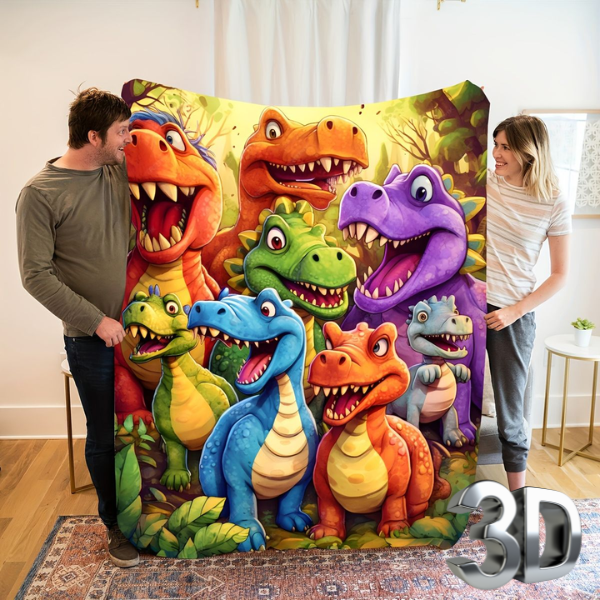 DinoHug™ 3D Dinosaur Thermal Blanket