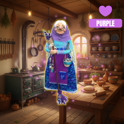 BlessWitch™ Handmade Kitchen Witch Doll