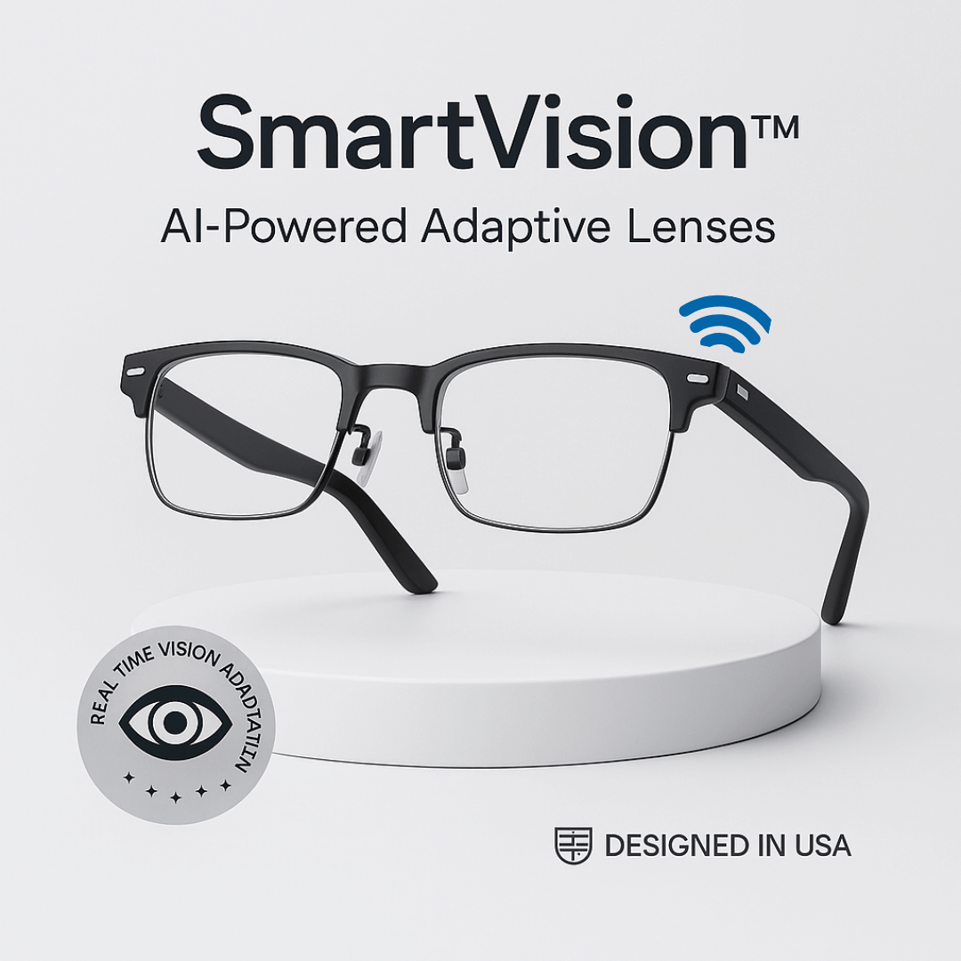 SmartVision™ AI-Powered Adaptive Glasses